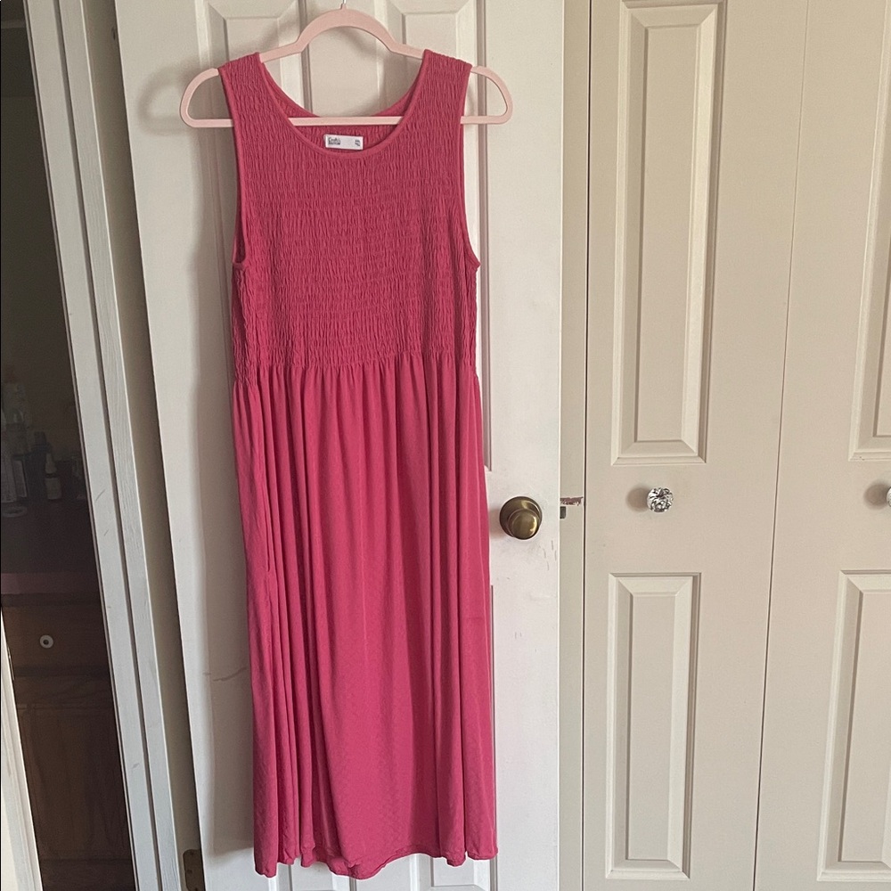 Croft & Barrow Pink Sleeveless Dress